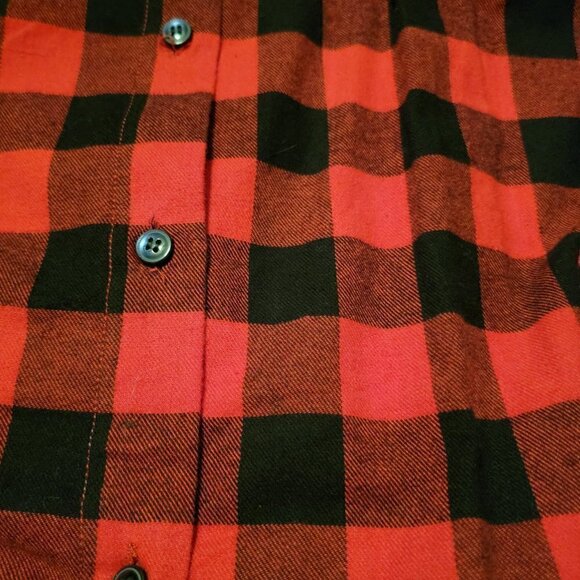 NWOT Matchstick button down buffalo flannel plaid shirt with roll up sleeve - Picture 9 of 9